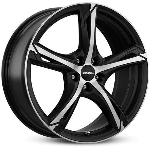 Ronal R62 Jetblack-Matt-Frontkopiert R19 8J 5x114.3 ET40 - nuotrauka 1