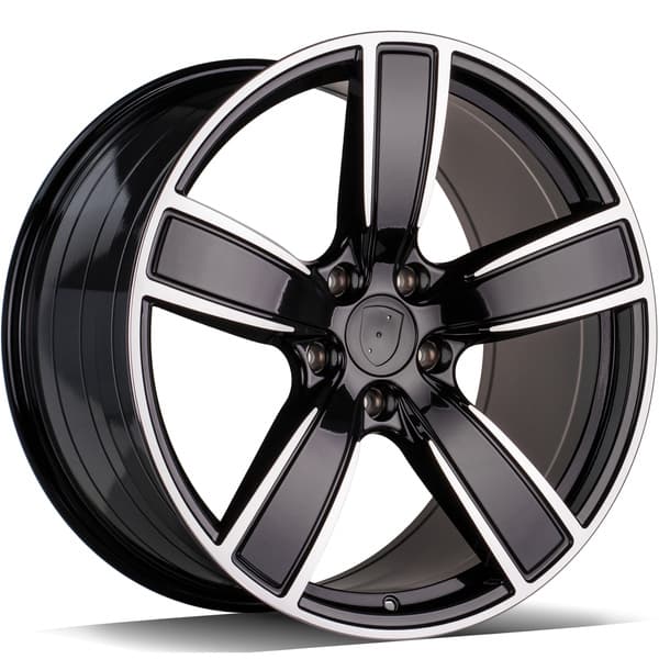 Carbonado Lavish Black Front Polished R21 11J 5x130 ET58 - nuotrauka 1