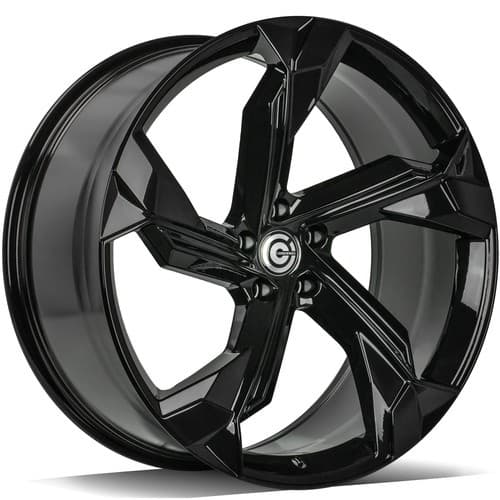 Carbonado Superstar Black Glossy R21 9.5J 5x112 ET25 - nuotrauka 1