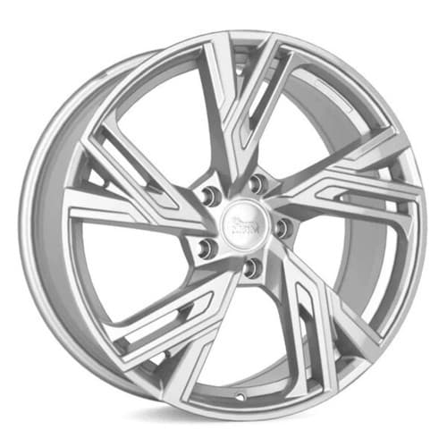 MAM RS5 Silver Painted R20 8.5J 5x112 ET42 - nuotrauka 1