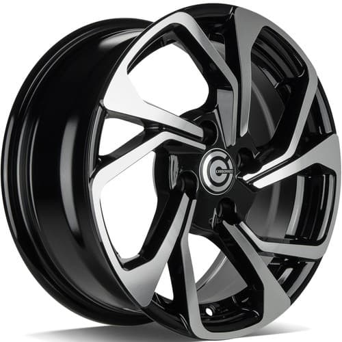 Carbonado Swift Black Front Polished R15 6.5J 4x100 ET35 - nuotrauka 1