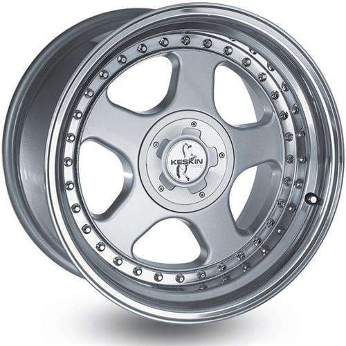 Keskin Tuning KT1 Silver Lip Polished R18 8.5J 5x112/120 ET15 - nuotrauka 1