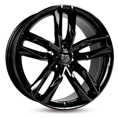 MAM RS3 Black painted R16 7J 5x114.3 ET45 - nuotrauka 1