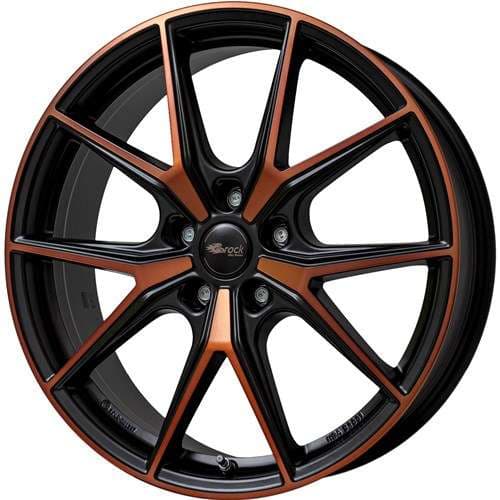 Brock B40 Black Orange Matt R19 8J 5x112 ET49 - nuotrauka 1