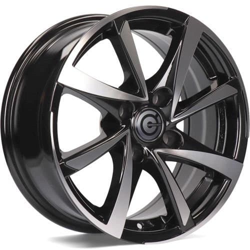 Carbonado Marseille Black Front Polished R15 6.5J 4x108 ET25 - nuotrauka 1