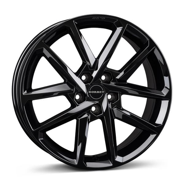 Borbet N Black Glossy R18 8J 5x108 ET50 - nuotrauka 1