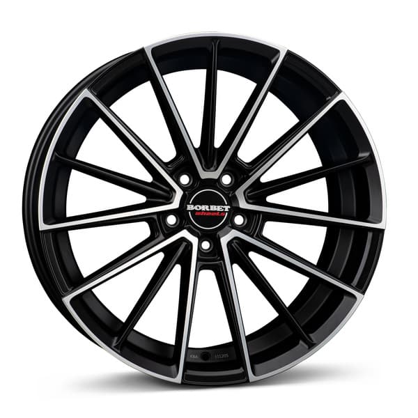 Borbet FB2DC Black Polished Matt R20 9J 5x112 ET40 - nuotrauka 1