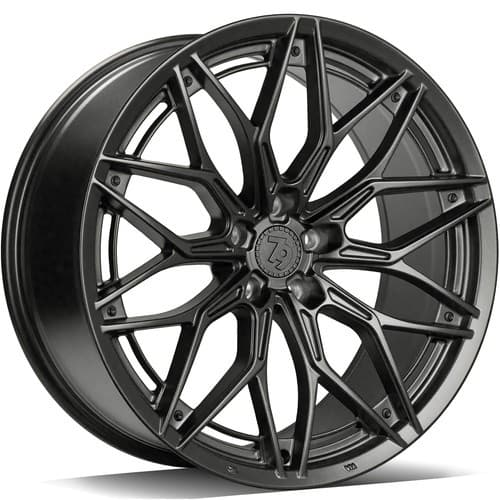seventy9 SCF-R Half Black Matt R18 8J 5x108 ET40 - nuotrauka 1
