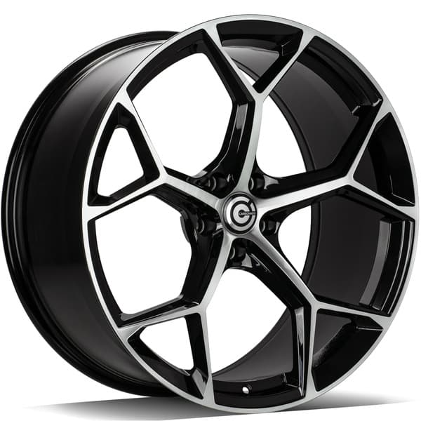 Carbonado Fancy Black Front Polished R21 9.5J 5x112 ET25 - nuotrauka 1