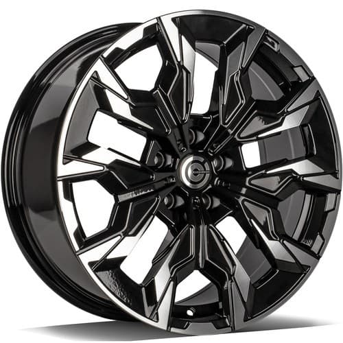 Carbonado Grand Black Front Polished R18 8J 5x112 ET25 - nuotrauka 1