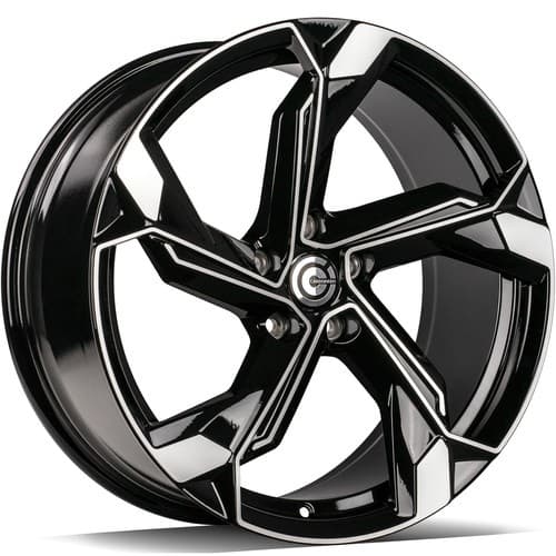 Carbonado Superstar Black Front Polished R18 8J 5x112 ET35 - nuotrauka 1