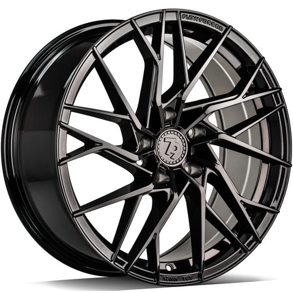 seventy9 SSF-4 Black Glossy R18 8J 5x100 ET40 - nuotrauka 1