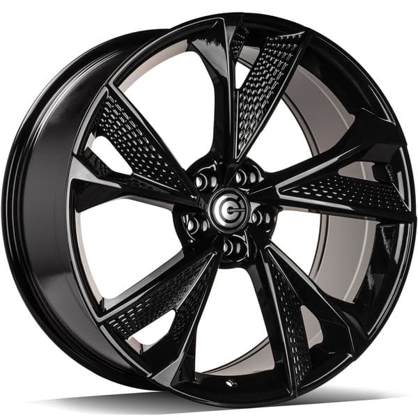Carbonado Luxury Black Glossy R19 8.5J 5x112 ET30 - nuotrauka 1