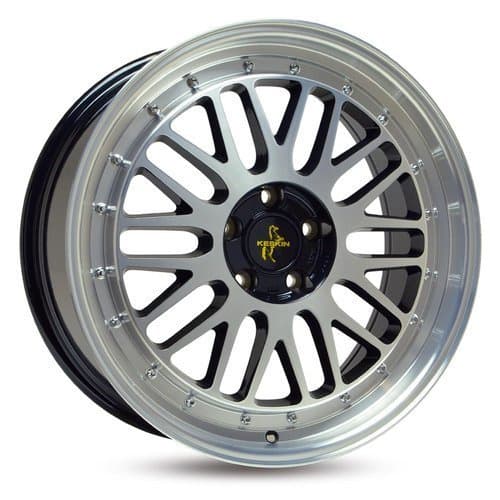 Keskin Tuning KT22 Black Front Polish R19 8.5J 5x112 ET30 - nuotrauka 1