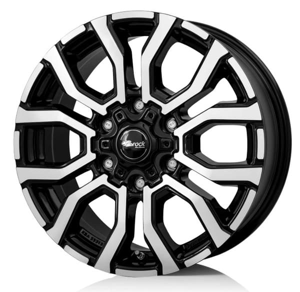 RC-Design RC35 Schwarz Front-Poliert R17 6.5J 6x139.7 ET48 - nuotrauka 1