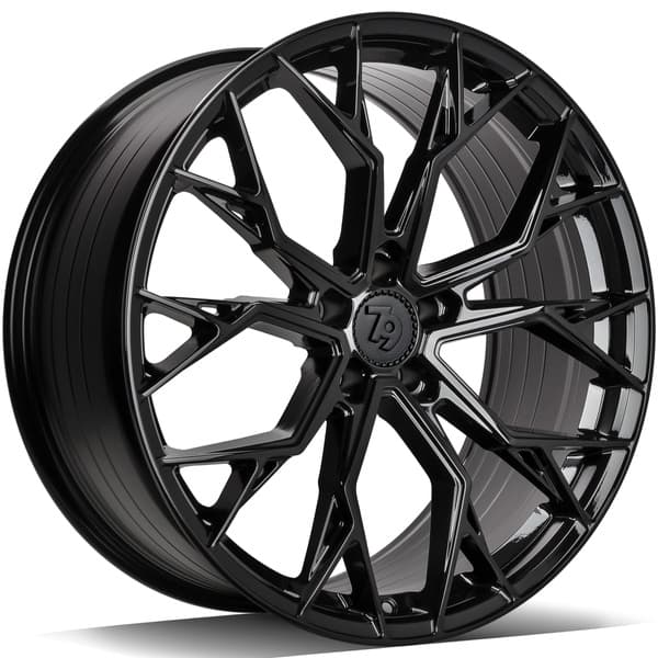 seventy9 SCF-H Black Glossy R19 9.5J 5x120 ET35 - nuotrauka 1