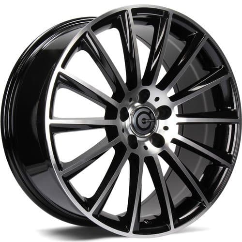 Carbonado Performance Black Front Polished R20 9.5J 5x112 ET45 - nuotrauka 1