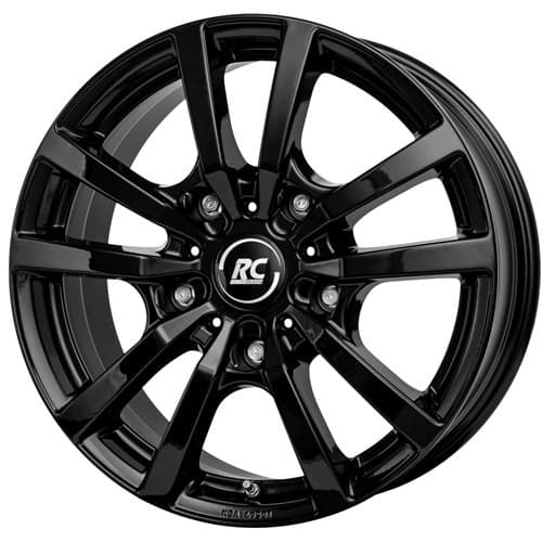RC-Design RC25T Schwarz Lackiert R17 7J 5x108 ET46 - nuotrauka 1