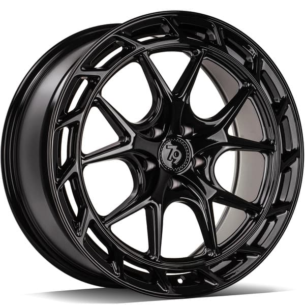 seventy9 SCF-W Black Glossy R19 8.5J 5x112 ET30 - nuotrauka 1