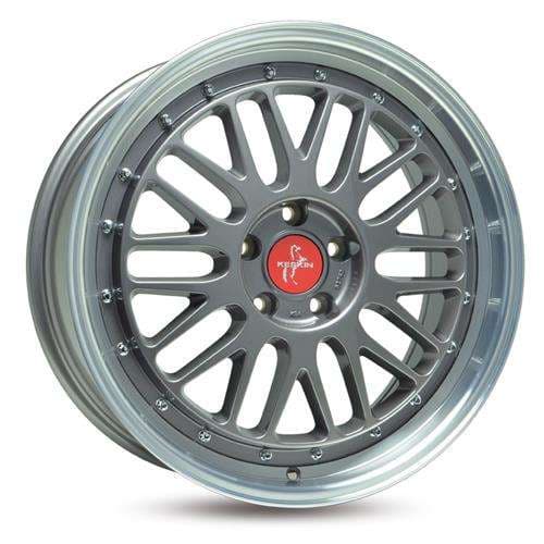 Keskin Tuning KT22 Titan Grey Lip Polish R18 8J 5x100 ET30 - nuotrauka 1