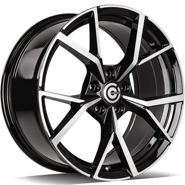 Carbonado Predator Black Front Polished R18 8J 5x112 ET45 - nuotrauka 1