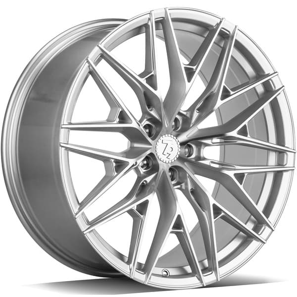 seventy9 SCF-1 Silver Front Polished R21 9.5J 5x112 ET25 - nuotrauka 1