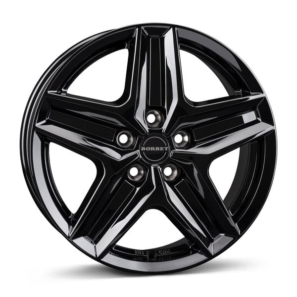 Borbet CWZ Black Glossy R18 7.5J 5x118 ET53 - nuotrauka 1