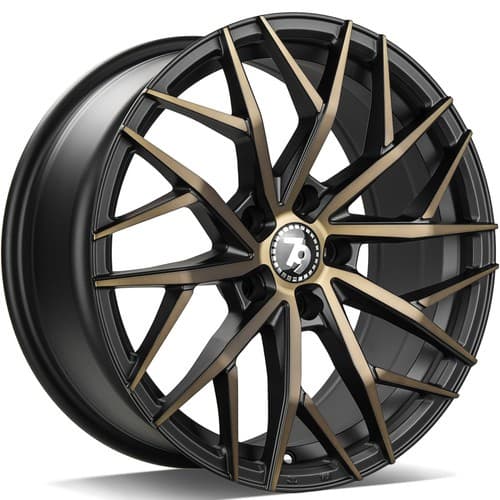 seventy9 SV-C Black Glossy Gold Front R18 8J 5x120 ET33 - nuotrauka 1
