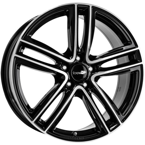 RC-Design RC27 Schwarz Front-Poliert R17 7J 5x110 ET37 - nuotrauka 1