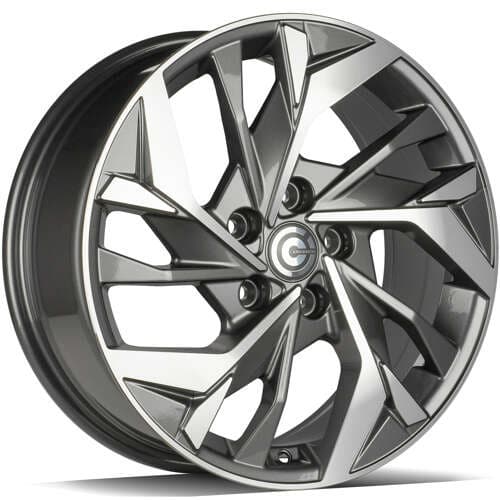 Carbonado Sonic Anthracite Front Polished R17 7J 5x114.3 ET40 - nuotrauka 1