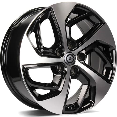 Carbonado Pacific Black Front Polished R18 7.5J 5x114.3 ET45 - nuotrauka 1