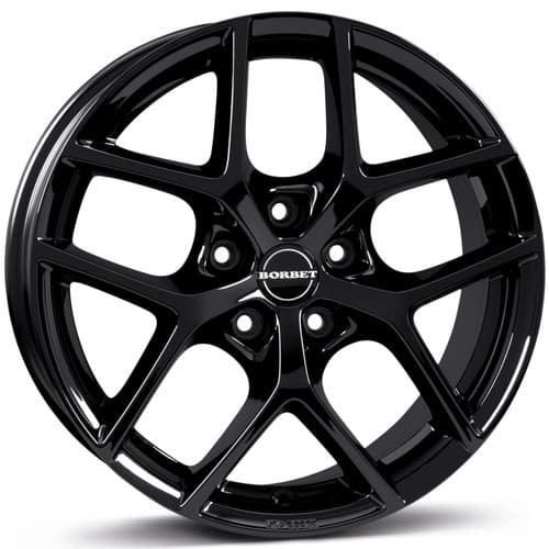 Borbet Y Black Glossy R18 8.5J 5x112 ET50 - nuotrauka 1