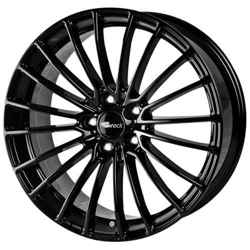 Brock B24 Schwarz Glanz R18 8J 5x120 ET35 - nuotrauka 1