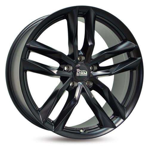 MAM RS3 Matt black painted R19 8.5J 5x112 ET45 - nuotrauka 1