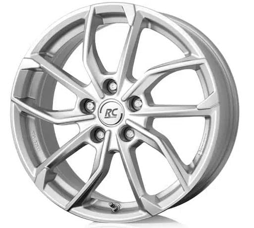 RC-Design RC34 Kristallsilber Lackiert R18 6.5J 5x112 ET44.5 - nuotrauka 1