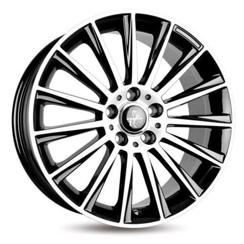 Keskin Tuning KT18 Black Front Polished R17 7J 5x114.3 ET40 - nuotrauka 1