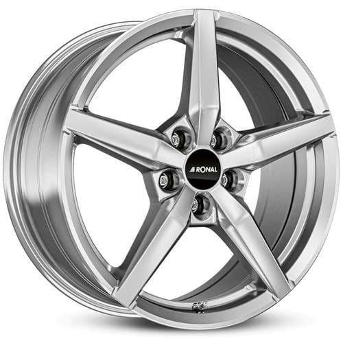 Ronal R69 Platinum Silver R17 7.5J 5x112 ET30 - nuotrauka 1