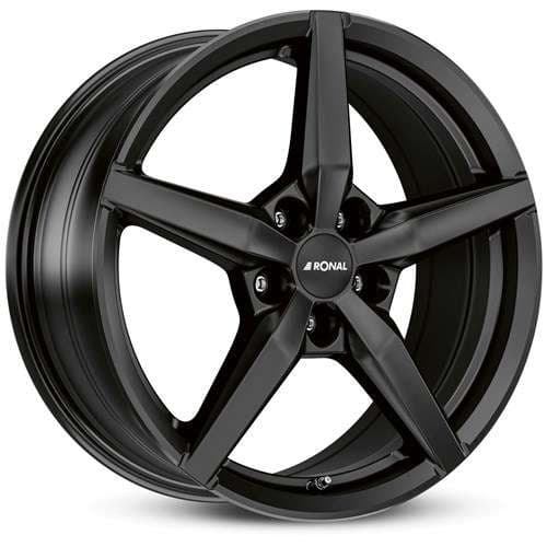 Ronal R69 Jetblack-Matt R18 8J 5x114.3 ET45 - nuotrauka 1