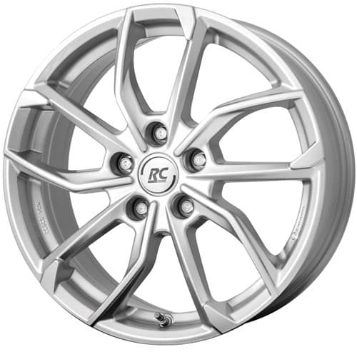RC-Design RC34 Kristallsilber Lackiert R19 7J 5x114.3 ET45 - nuotrauka 1
