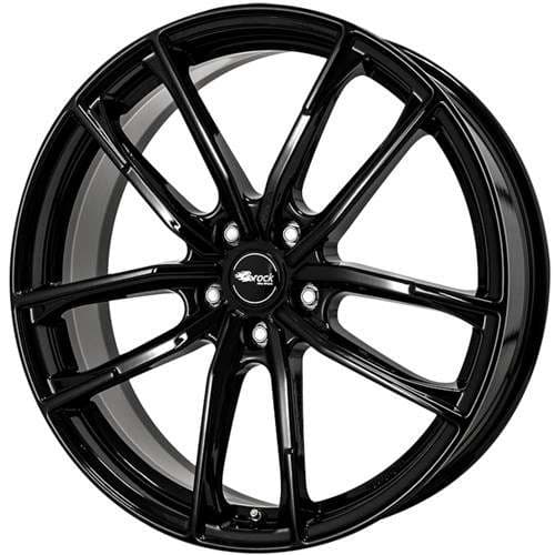 Brock B38 Schwarz Lackiert R18 8J 5x112 ET40 - nuotrauka 1