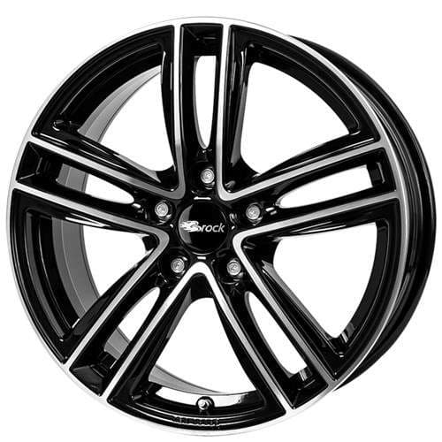 RC-Design RC27 Schwarz Front-Poliert R16 6.5J 5x100 ET41 - nuotrauka 1