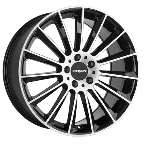 Carmani 17 Fritz Black polished R18 8J 5x112 ET45 - nuotrauka 1