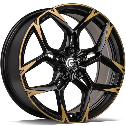 Carbonado Monster Black Half Matt with Cooper Front R19 8J 5x112 ET40 - nuotrauka 1