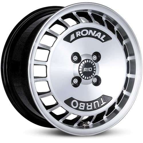 Ronal R10 Schwarz-Frontkopiert R15 7J 4x100 ET37 - nuotrauka 1