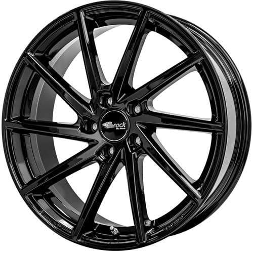 Brock B37 Schwarz Lackiert R18 8J 5x112 ET50 - nuotrauka 1