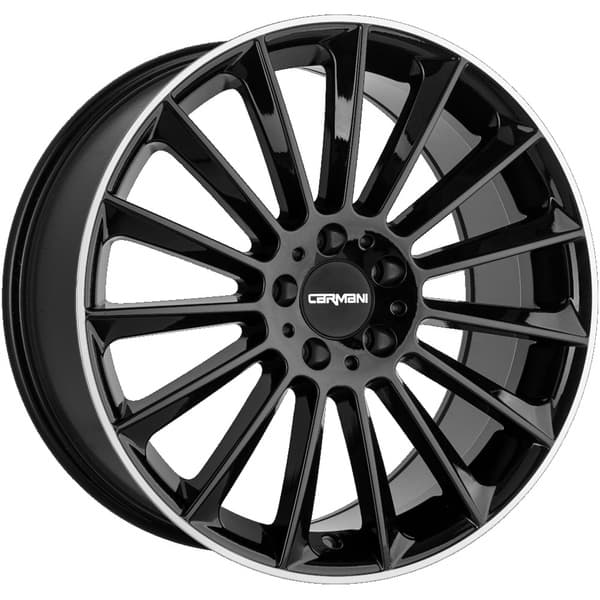 Carmani 17 Fritz Black lip polish R19 8J 5x114.3 ET40 - nuotrauka 1