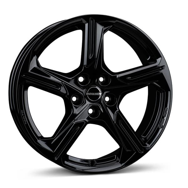 Borbet XE1 Black Glossy R18 7.5J 5x112 ET51 - nuotrauka 1