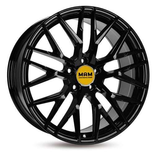 MAM RS4 Black painted R20 8.5J 5x108 ET45 - nuotrauka 1