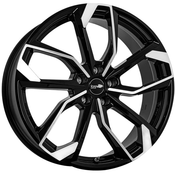 RC-Design RC34 Schwarz Front-Poliert R19 8.5J 5x112 ET38 - nuotrauka 1