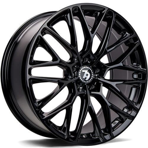 seventy9 SV-P Black Glossy R19 8.5J 5x120 ET30 - nuotrauka 1